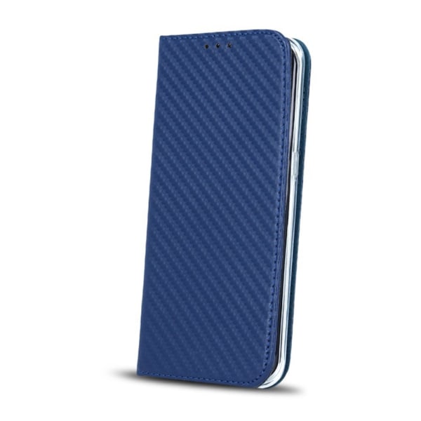 iPhone 6 / 6s - Smart Carbon Case Mobilplånbok - Blå Blå