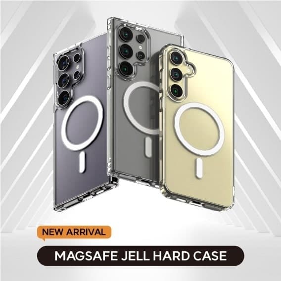 iPhone 18 Pro Max / 17 Pro Max - MagSafe-kompatibelt Mercury Jell Hard Skal Transparent