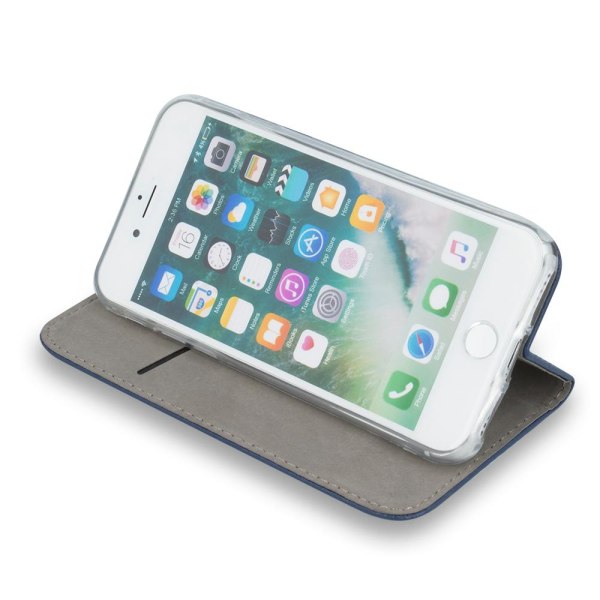 iPhone 14 Pro - Smart Magnetic Mobilplånbok - Marinblå Marinblå