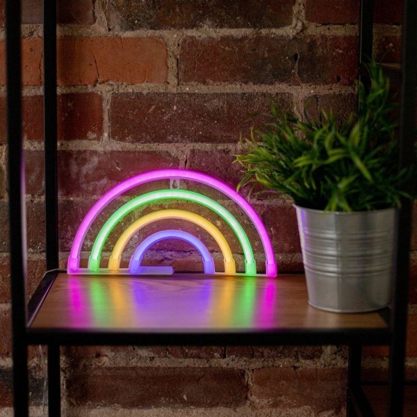 Neon LED RAINBOW Akku + USB Forever Light Multicolor
