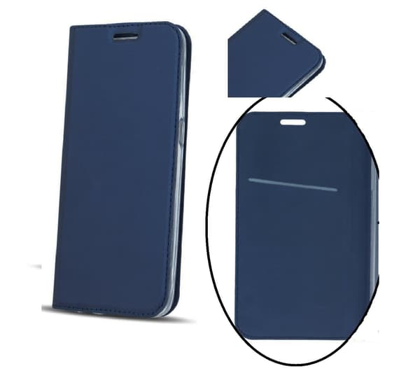 iPhone 7 / 8 - Smart Premium Flip Case Mobilplånbok -  Mörkblå Dark blue