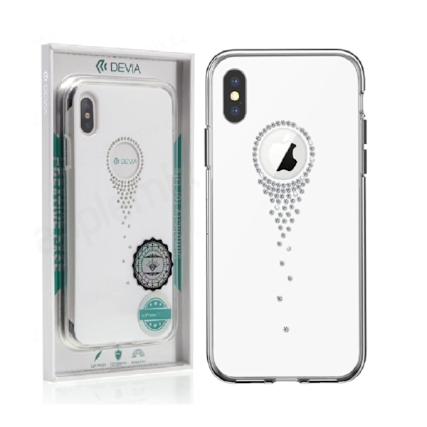 iPhone XR - DEVIA Angel Tears Series TPU Skal - Vit Transparent