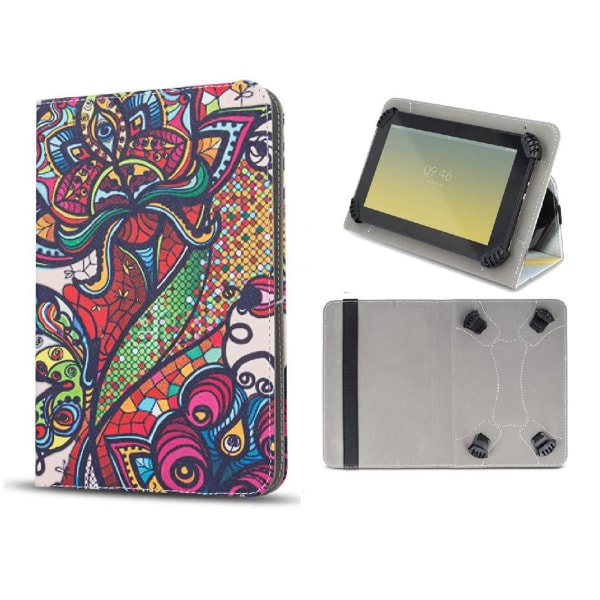 Universal Flip Case til 9-10,2" tablets - Personer Multicolor