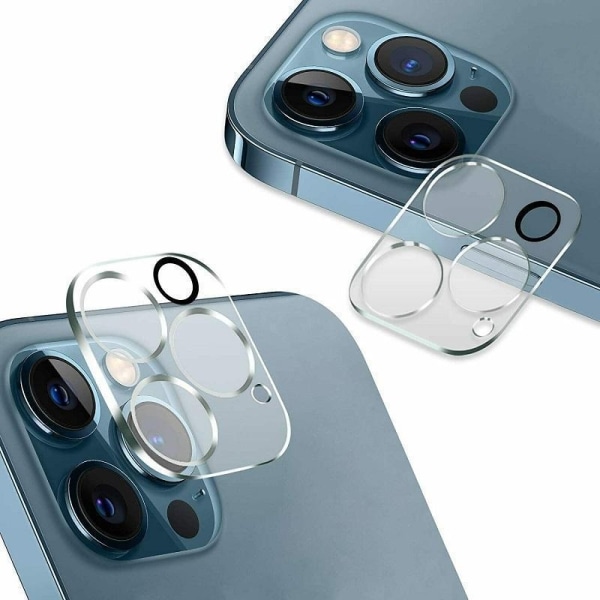 2-Pack iPhone 15 Pro / 15 Pro Max - 3D Kamera Härdat Glas Transparent