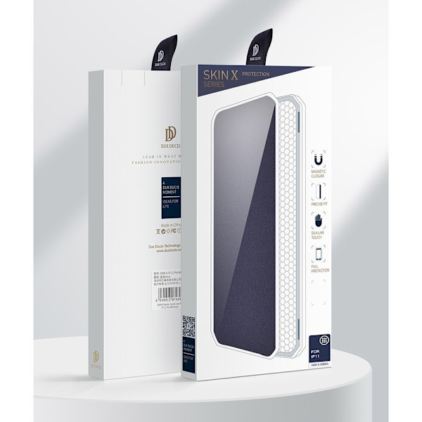 iPhone 11 Pro MAX -  Dux Skin X Bookcase Fodralplånbok - Guld Gold