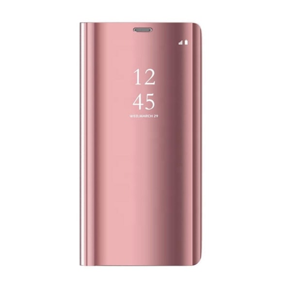 Motorola Moto G8 Power Lite - Smart Clear View Fodral - Rosa Rosa