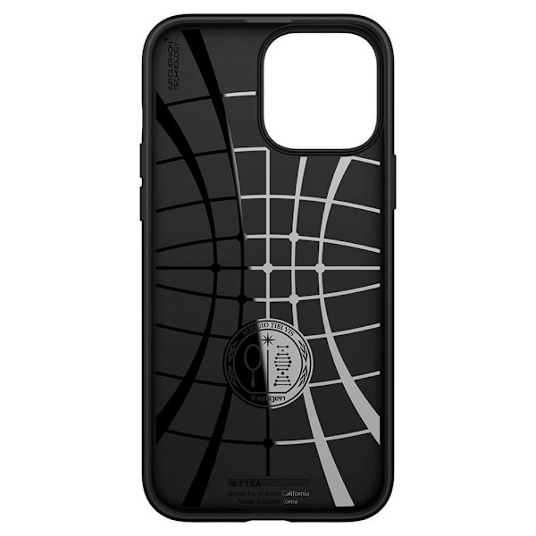 iPhone 13 Pro - Spigen Core Armor Matte Mjuk Skal - Svart Svart
