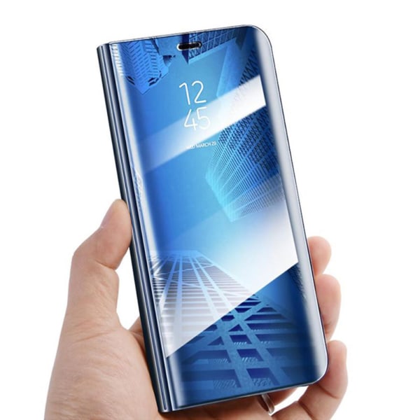 Samsung Galaxy S10 - Smart Clear View-etui - Blå Blue