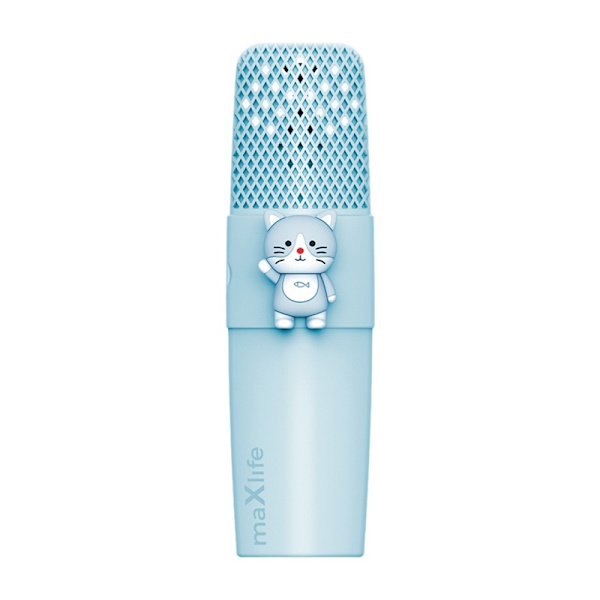 Bluetooth Karaoke Mikrofon med Högtalare kitty - Blå Svart