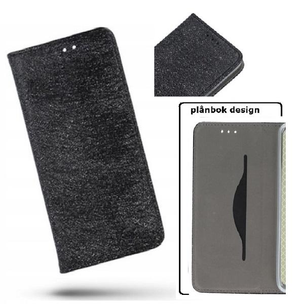 iPhone X / XS - Smart Shine Flip Case Kännykkälompakko - Musta Black