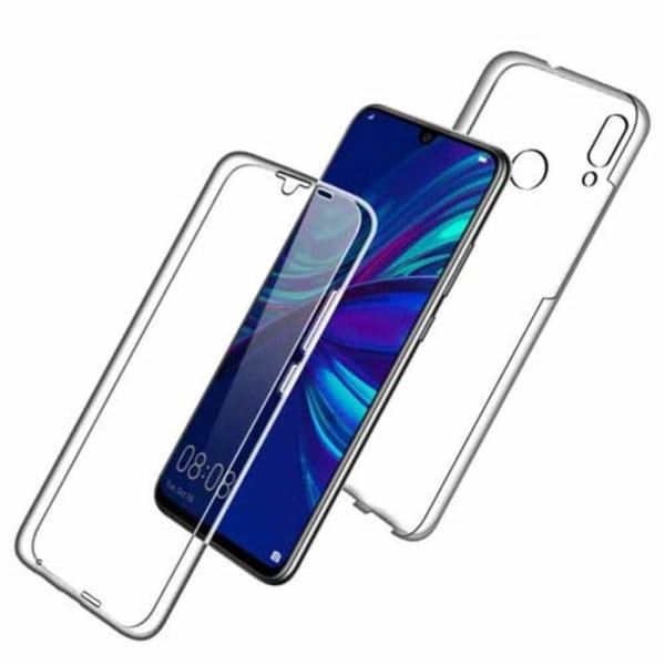 Samsung Galaxy A10 - 360 koko kehon läpinäkyvä geelikuori Transparent