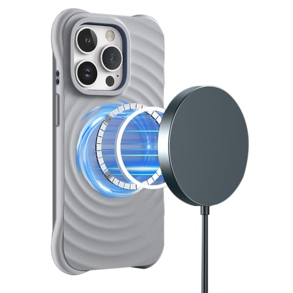 iPhone 11 - MagSafe kompatibel Circle Mag Skal Grå grå