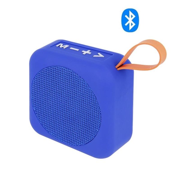 Langaton kannettava Bluetooth-kaiutin FM-radio, muistikortti, Blue