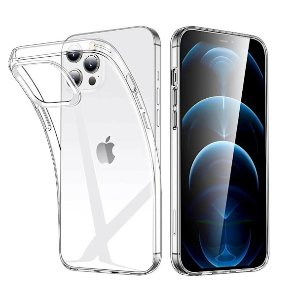 iPhone 16 Pro Max - Transparent Mjuk Skal Transparent