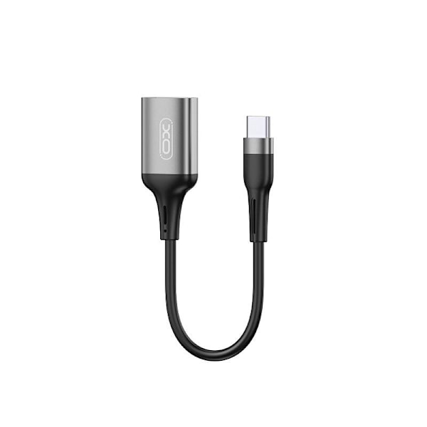 OTG-adapter USB-C till USB, laddning och dataöverföring Svart