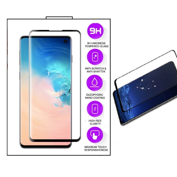 Samsung Galaxy S10e - Karkaistu lasi Näytönsuoja - Koko näyttö Transparent  a14a | Transparent | 80 | Fyndiq