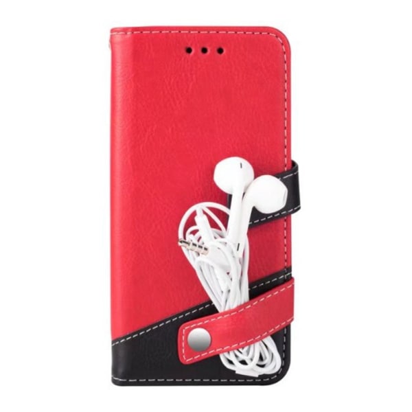 Samsung Galaxy S9 - Hybrid Strap Mobilplånbok - Röd Röd
