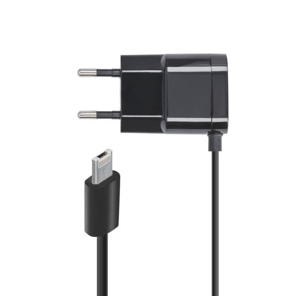 Forever Micro USB + Lighting dual Väggladdare Black