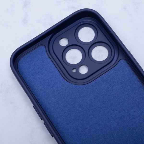iPhone 15 Plus - Magasafe Silicon Slim Soft Shell Blå Blue