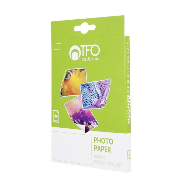 Fotopapper High Glossy Storlek A6, 20st - 180 g/m2 Vit