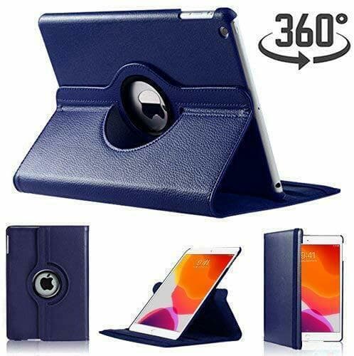 iPad 7th / 8th / 9th Generation 10.2" - fodral Roterbar 360° Blå Blue