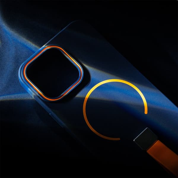 Loop Thin Mag skal För iPhone 16 Pro Max - MagSafe med fingerhållare Mörkblå Dark blue