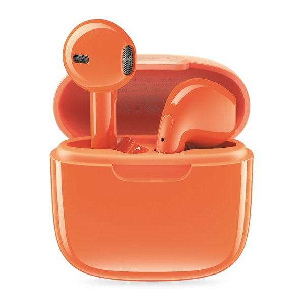 TWS Airpods BT 5.3 stereokuulokkeet latauskotelolla XO - oranssi Orange