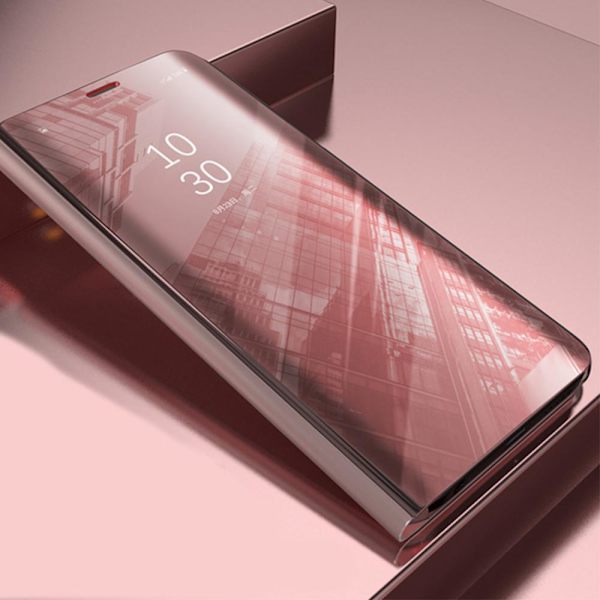 Huawei P40 - Smart Clear View Fodral - Rosa Rosa