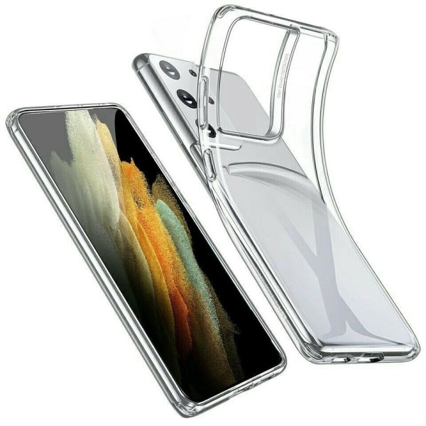 Samsung Galaxy S21 Ultra 5G - Gennemsigtigt blødt TPU tyndt cover Transparent