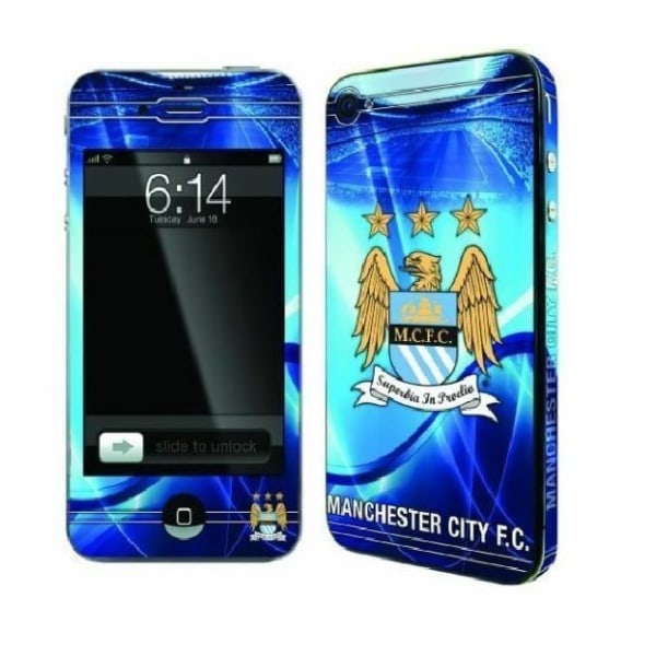 Officielle FC-skins til iPhone 4 / 4s - Manchester City FC Blue