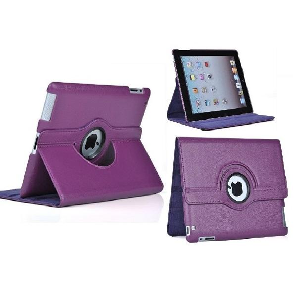 iPad Mini 4 - etui, der kan drejes 360° - Lilla Purple