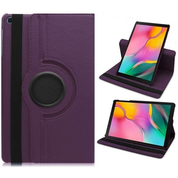 Samsung Galaxy Tab A10.1 (2019) T510 etui 360° drejeligt - lilla Purple
