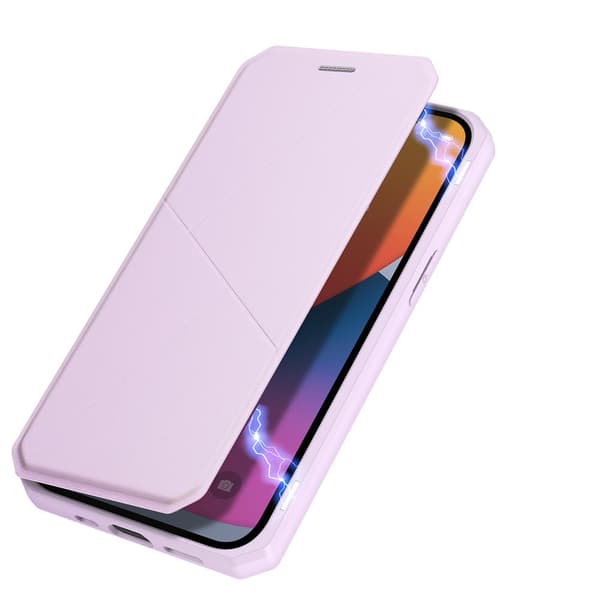 iPhone 13 Pro Max -  Dux DUCIS Shockproof Mobilplånbok - Rosa Pink