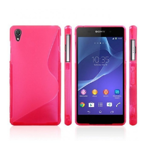 Sony Xperia Z3 - Elegant S line Skal Bakstycket - Röd Red