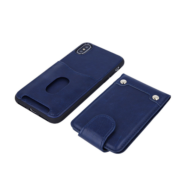 Samsung Galaxy S9 - Fickfodral Bakstycket - Marinblå Marine blue