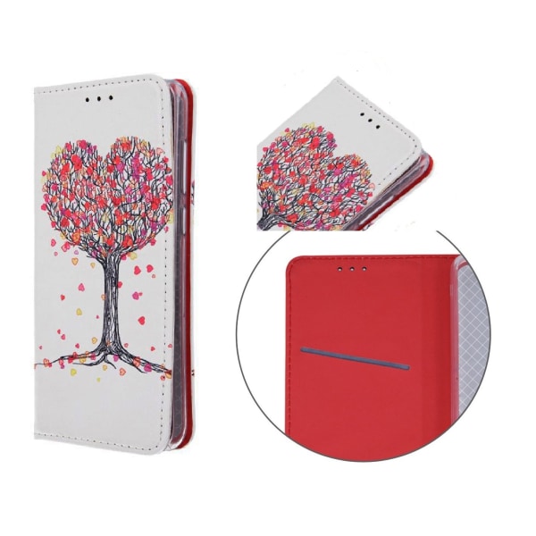 Samsung Galaxy J6 Plus - Fodral Mobilplånbok - Tree of Love Träd