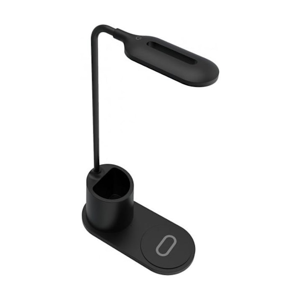 Rebeltec LED-lamppu 10 W QI langattomalla induktiolaturilla - iPhone Black