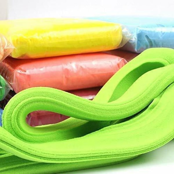 12-Pack Mjuk och Stretchy Bouncing Clay / Fluffy Slime multifärg