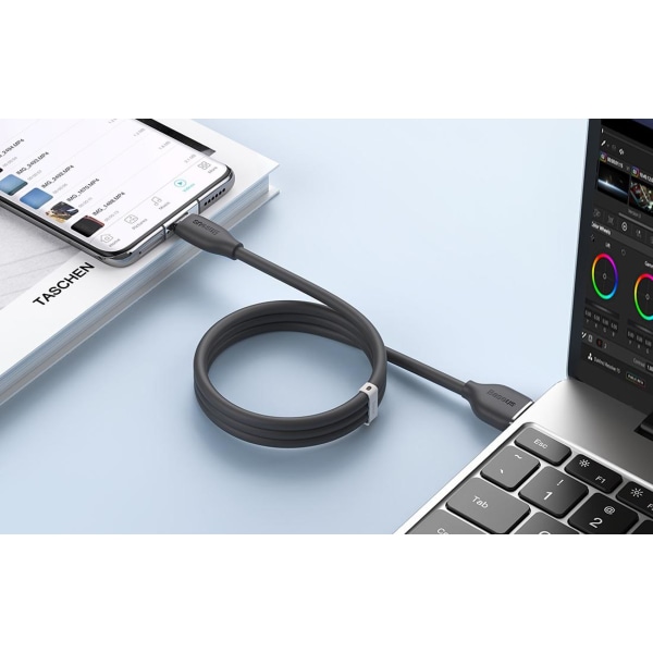 Baseus 100W USB-C Snabbladdning kabel laddning/dataöverföring Svart