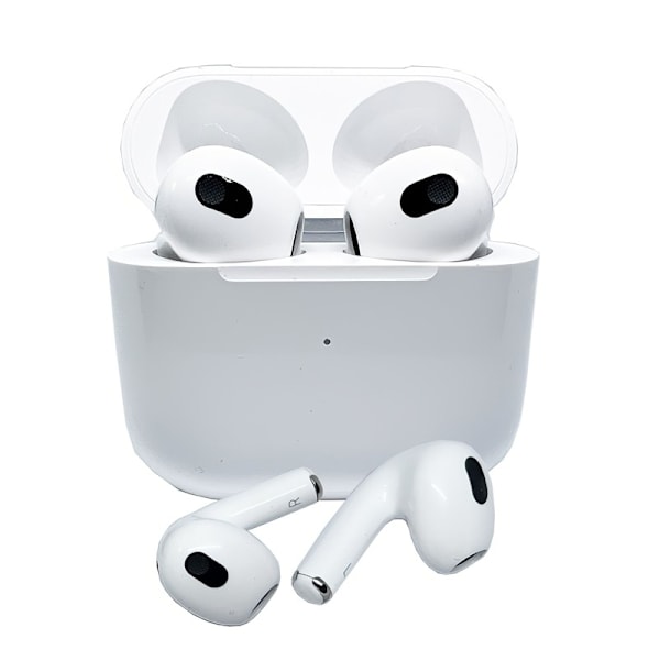 Earpods 5.3 Digitala trådlösa Bluetooth hörlurar med brusreducering och trådlös laddning White