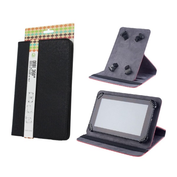 360-Rotational Universal Flip Case til 9-10,2" tablets Black