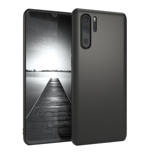 Huawei P30 Pro - Matt TPU Soft Cover Sort Black