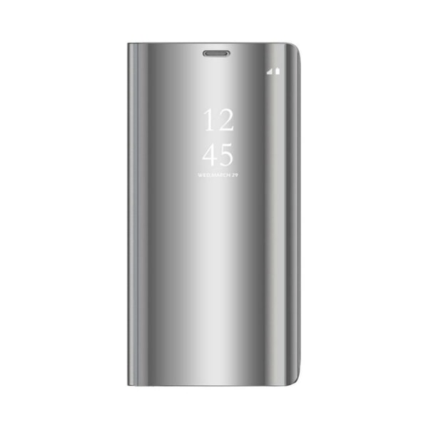 Huawei P40 Lite - Smart Clear View Fodral - Silver Silver
