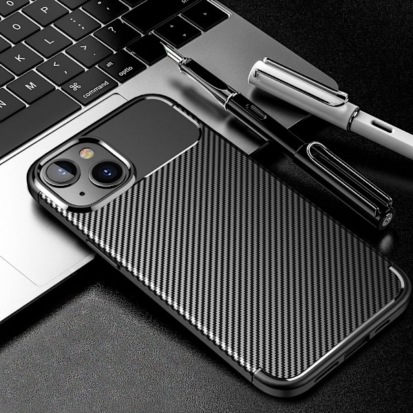 Samsung Galaxy S25 Edge - Carbon Black Extra Stöttåligt Slim Mjuk Skal Black