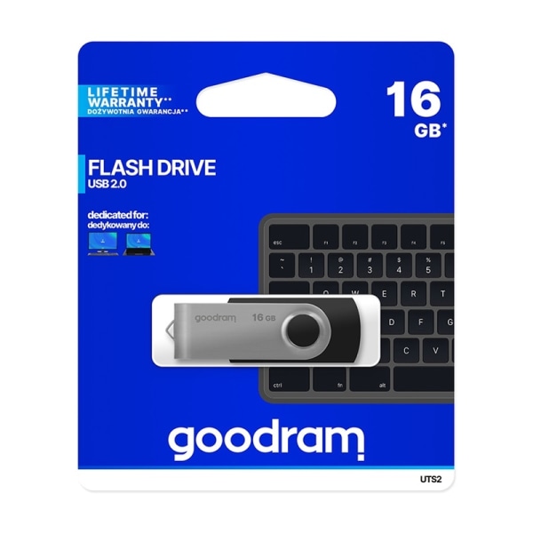 GOODRAM 16 GB USB-minne Pendrive Sort