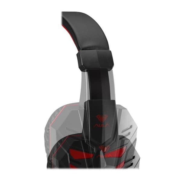 Gaming Headset Hörlurar AULA Prime Stereo Basic - Svart/Röd Red
