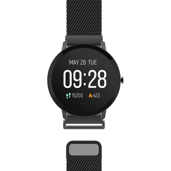 FOREVER Smartwatch ForeVive SB-320 med ekstra rem - sort Black