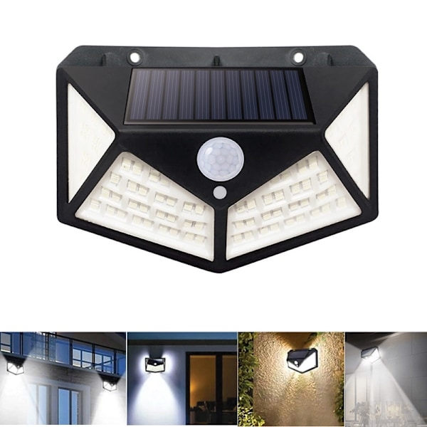 SUNARI Solar Lamp LED FLS-65 100*SMD PIR 6W 480lm 6000K 1200mAh Li-Ion Forever Light Black