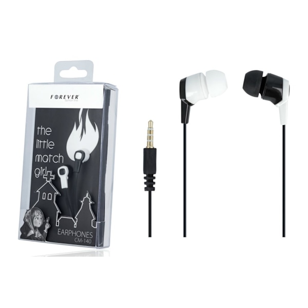 Forever CM-140 In-ear hovedtelefoner Little Match Girl Black