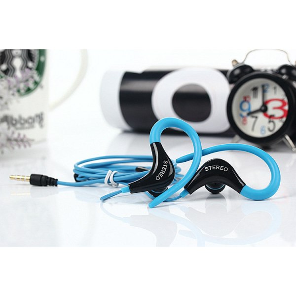 Actrail Stereo Sports -kuulokkeet mikrofonilla puhelunhallinta - sininen Blue